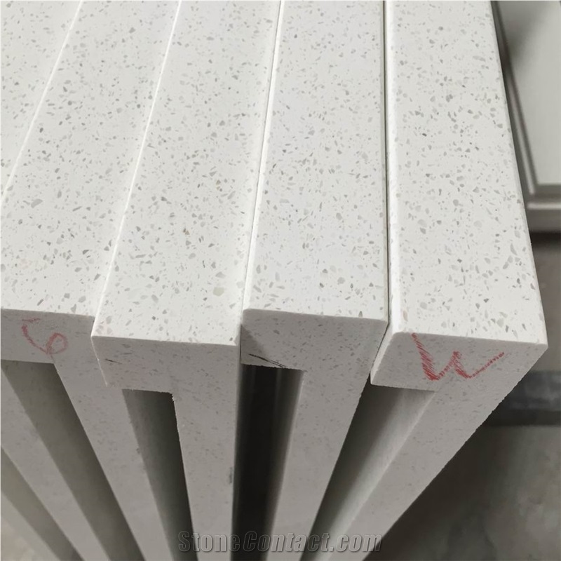 White Engineered Stone Quartz Countertops/ White Caesar Quartz Stone Kitchen Tops/Pure White Artificial Stone Countertops/Engineered Stone Quartz Kitchen Tops/White Quartz Stone Kitchen Island Tops
