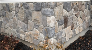 China Brown Slate Cultured Stone for Wall Cladding, Corner Stone, Loose Polygonal Stones,Loose Wall Cladding Pieces,L - Shape Corner Pieces