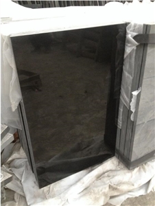 China Mongolia Black Granite Flag Regular Tiles