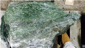 Jade Stone Green Quartz Rocks, Raw Boulders