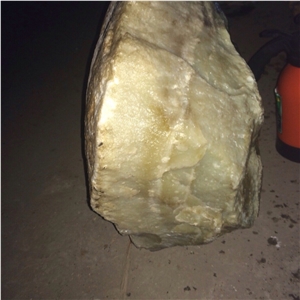 Jade Stone, Raw Boulders, White Stone Blocks
