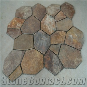 Flagstone on Net, Beige Limestone Flagstone
