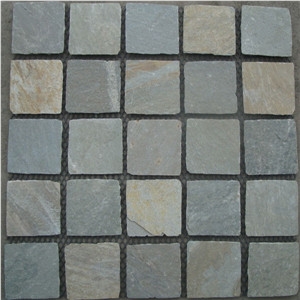 Multicolor Slate Paving Stone on Net
