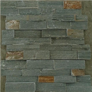 Stone Veneer Panels Green Limestone Cultured Stone for Wall Cladding