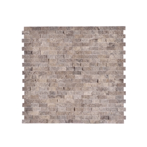 Split Face Light Travertine Mosaic Any Design