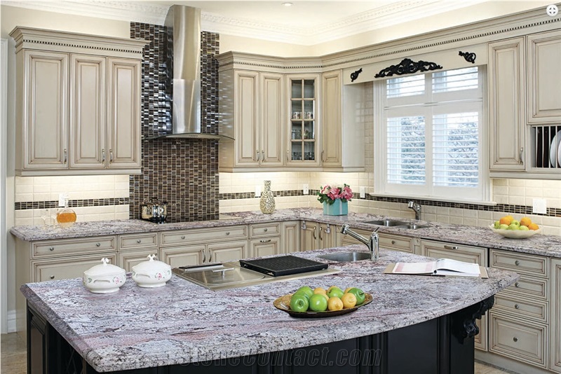 Monte Carlo Bordeaux Island Countertop, Kitchen Countertops
