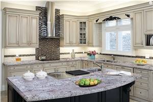 Monte Carlo Bordeaux Island Countertop, Kitchen Countertops
