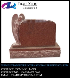 Black Granite European and Ameriacan Style Headstone, Tombstone, Monument, Memorial and Cemetery