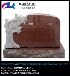 Black Granite European and Ameriacan Style Headstone, Tombstone, Monument, Memorial and Cemetery