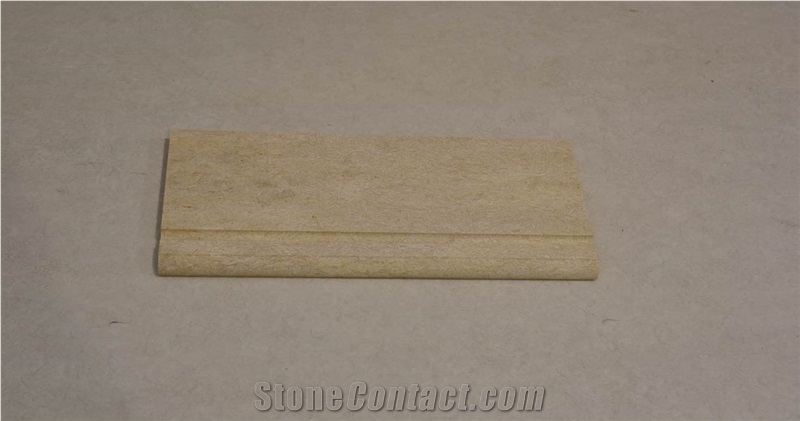 Giallo Nova Marble Pool Skimmer Brim (25cm*50cm*3cm), Beige Marble Pool Coping