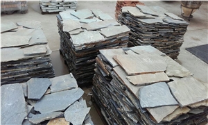 Karystos Grey Slate Crazy Paving, Flagstone