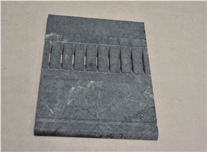 Verde Guatemala Marble Pool Overflow Drainage Grate, Green Marble Pool Coping