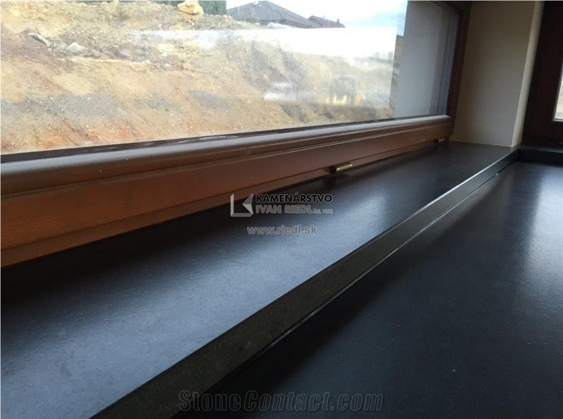 Black Pearl Granite Window Parapets