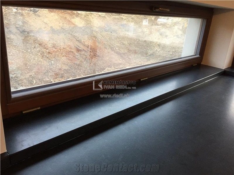 Black Pearl Granite Window Parapets