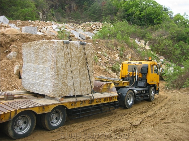 Cherry Pink Granite Blocks