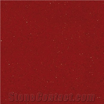 Caesarstone Red Shimmer Quartz Kitchen Countertops