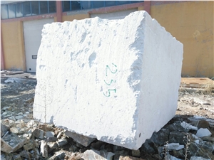 Snow White Travertine Blocks
