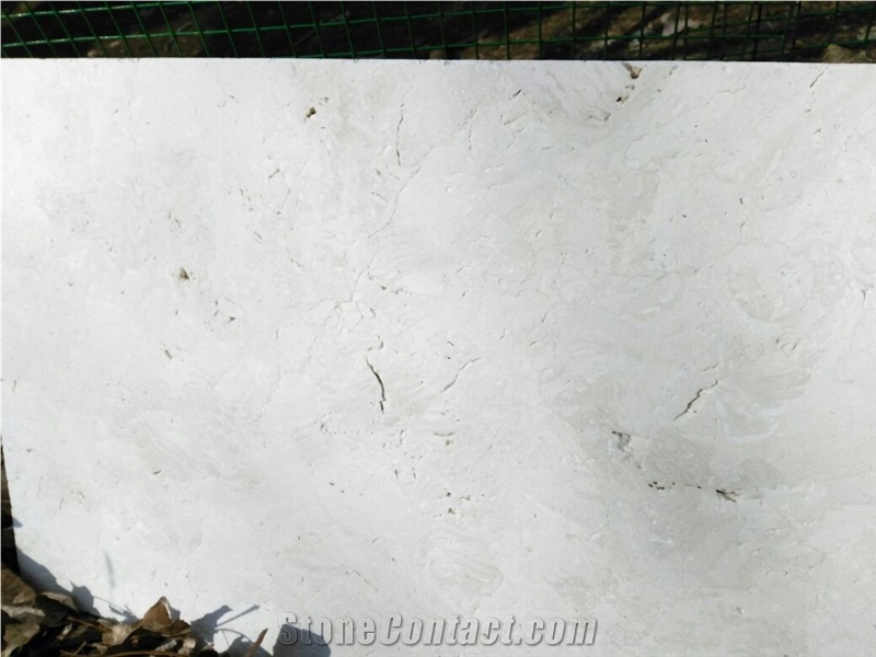 Snow White Travertine Blocks