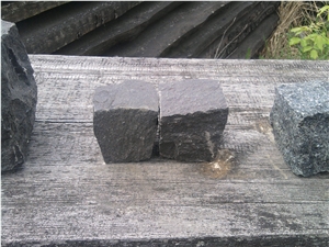 Basalt Cubes, Ivano Dolynske Basalt Cube Stone & Pavers, Black Basalt Cobble Stone