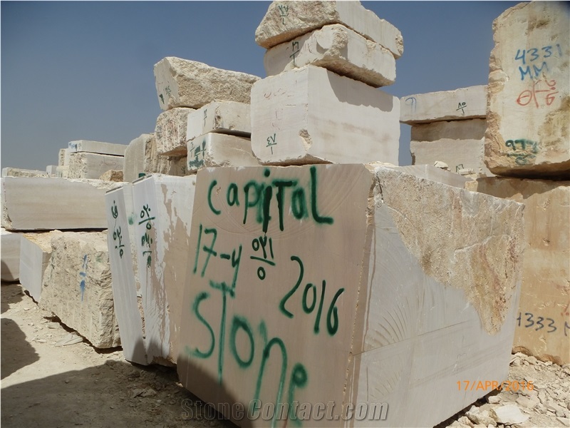 Beige Marble Blocks
