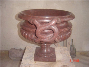 Porfido Rosso Planter