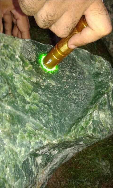 Nephrite green stones available 