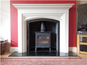 Custom Carved Fireplaces, Cadeby White Limestone Fireplaces