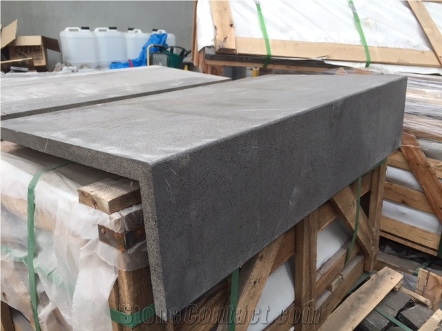 Granite and Bluestone Pavers and Pool Coping in Various Sizes, Grey Granite Cube Stone & Pavers