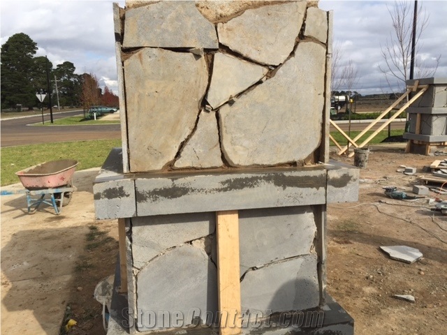 Victorian Bluestone Wall Cladding Project