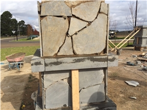 Victorian Bluestone Wall Cladding Project