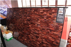 Red Tiger Eye Slab - Semi Precious Gemstone Semiprecious
