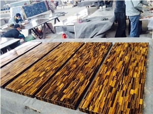 Yellow Tiger Eye Slab - Semi Precious Gemstone Semiprecious