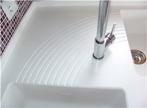 Corian Solid Surface Kitchen Tops, White Stone Kitchen Countertops, Table Tops