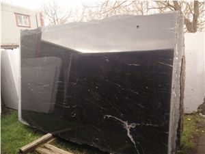 Monte Karlo Granite Slabs & Tiles, Black Polished Granite Floor Tiles, Wall Tiles
