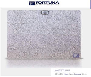Blanco Tulum Slabs, White Tulum Granite Blanco Tulum Slabs, White Tulum Granite