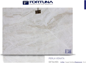 Perla Venata Quartzite Slabs