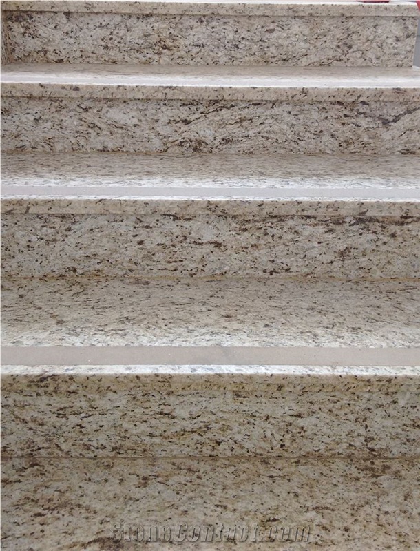 Granito Amarelo Ornamental Steps, Risers