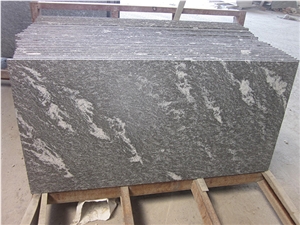 Snow Grey Granite, China Shandong Laizhou Grey Granite Slab, Granite Tile, Building Stone, Wall Cladding Tile, Floor Tile, Interior Stone
