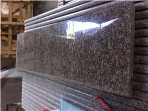 G664,Chinese Cheap Red Granite, G664/Luo Yuan Red/Copper Brown/China Ruby Red/Luna Pearl Granite Tiles & Slabs for Walling and Flooring