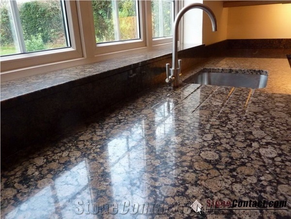 Best Price Baltic Brown Granite Kitchen Countertop/Cooperative Quarry /Bruno Baltico Desktops/Polished Worktops/Coffe Diamond Granite/Marron Baltico Tops