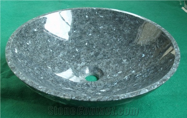 Cheapest Round Basin Granite,Blue Pearl Granite Basin,Blue Pearl Bd Round Basin,Round Granite Basin for Countertop,Basin for Bathroom & Kitchen,Round Granite Basin Factory