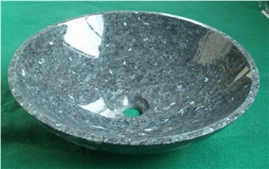 Cheapest Round Basin Granite,Blue Pearl Granite Basin,Blue Pearl Bd Round Basin,Round Granite Basin for Countertop,Basin for Bathroom & Kitchen,Round Granite Basin Factory