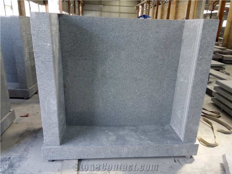 China G603 Granite Stone Cremation Family Mausoleums Design, Cemetery Crypts Columbariums Urn, Niches Cremation Columbarium