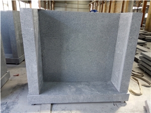 China G603 Granite Stone Cremation Family Mausoleums Design, Cemetery Crypts Columbariums Urn, Niches Cremation Columbarium