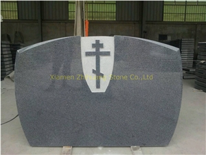 Polished Granite G654 Monument Cross Tombstone Headstone