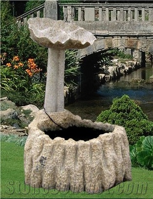 G633 Granite Western Style Water Fountain, Granite Fountain Statue,Floating Sphere Fountain,Handcarved Exterior Fountains for Garden Decoration