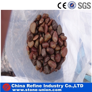 Tumbled Carving River Black Stone Pebble, Cheap River Cobble Stone Wholesale, Dark Color Pebble Stone