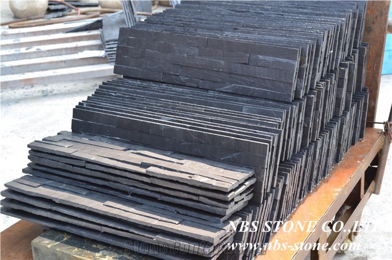 Black Slate Cultured Stone, China Black Slate Cultured Stone