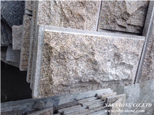 G682 Granite Mushroom Stone, China Yellow Granite Mushroomed Cladding