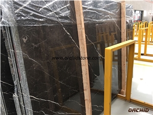 Saint Laurent Brown Marble Polished Tiles & Slabs Saint Laurent Brown Marble Polished Tiles & Slabs